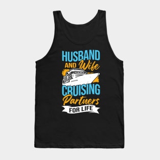 Husband And Wife Cruising Partners For Life Tank Top